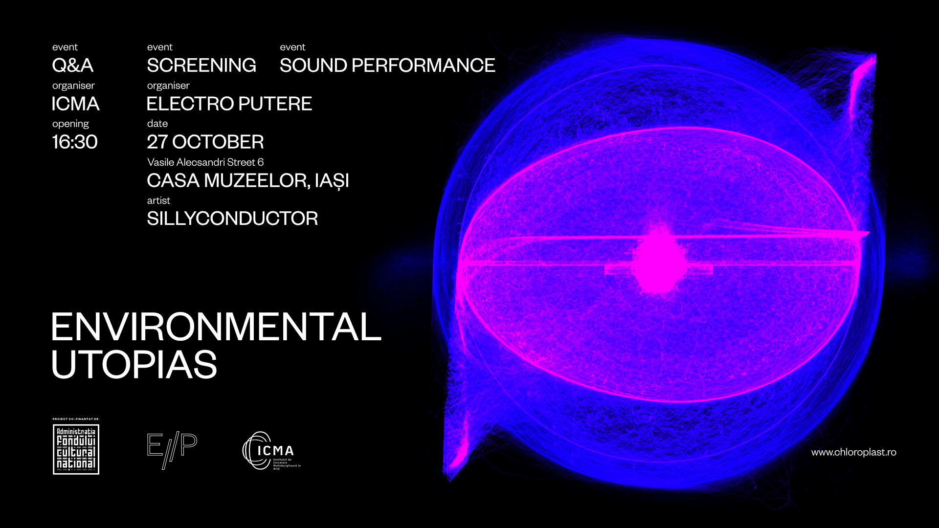 Environmental Utopias. Sound performance, screening and Q&A with Sillyconductor