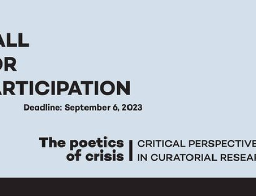 The poetics of crisis: critical perspectives in curatorial research