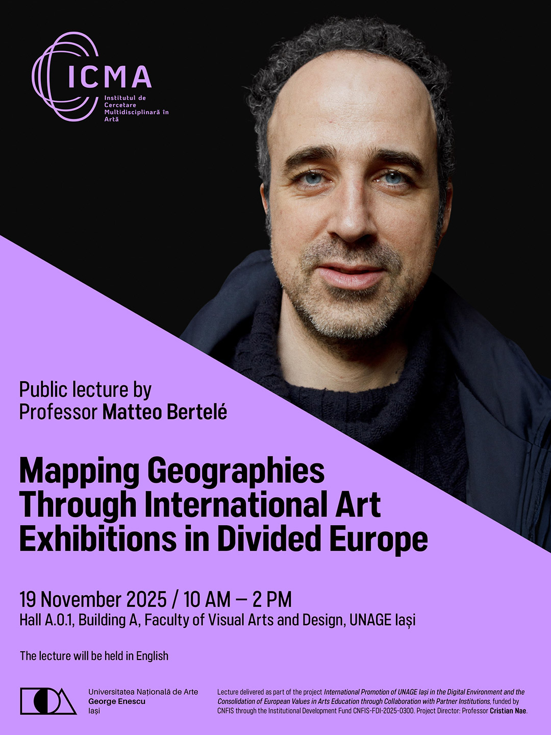 Prelegere Matteo Bertelé Poster